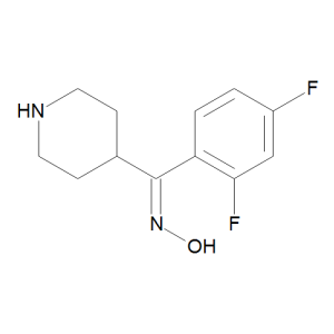 (Z)-4-(2,4-Difluorobenzoyl)piperidine Oxime