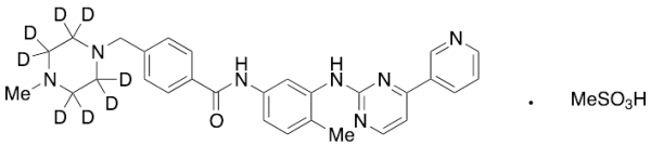 Gleevec-d8 Mesylate (Imatinib-d8 Mesylate)