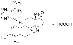 4-Hydroxy Estrone 1-N3-(15N5) Adenine Formate Salt (>90%)