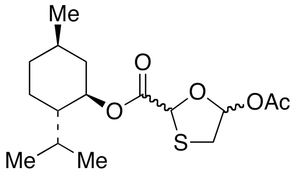 L-Menthol-5-(acetyloxy)-1,3-oxathiolane-2-carboxylate