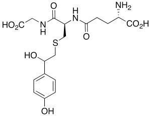 S-[2-Hydroxy-2-(4-hydroxyphenyl)ethyl]-L-glutathione (>90%)