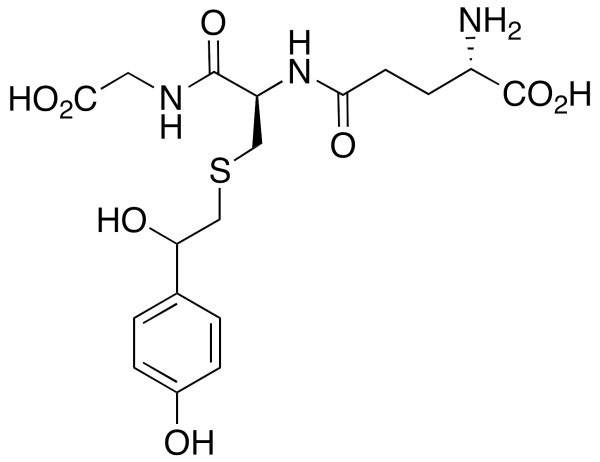 S-[2-Hydroxy-2-(4-hydroxyphenyl)ethyl]-L-glutathione (>90%)