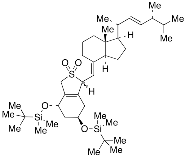 (3S)-1,3-Bis-O-tert-Butyldimethylsilyl 3-Hydroxy Vitamin D2 SO2 Adduct (Mixture of Diastereomers)