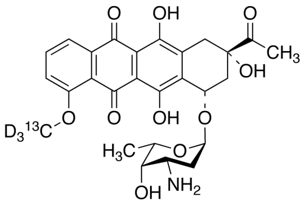 Daunorubicin-13C,d3 (>85%)