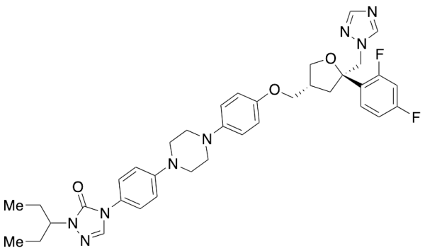 N-Des(D-threo-pentitol),-N-(3-pentyl)-Posaconazole