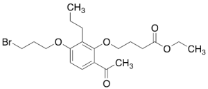 4-[6-Acetyl-3-(3-bromopropoxy)-2-propylphenoxy]butanoic Acid Ethyl Ester