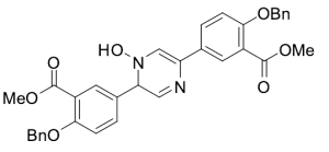Dimethyl 5,5'-(1-Hydroxy-1,2-dihydropyrazine-2,5-diyl)bis(2-(benzyloxy)benzoate)