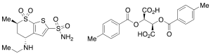 ent-Dorzolamide L-Tartrate