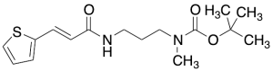 1,1-Dimethylethyl Ester N-Methyl-N-[3-[[(2E)-1-oxo-3-(2-thienyl)-2-propen-1-yl]amino]propyl]carbamic Acid
