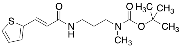 1,1-Dimethylethyl Ester N-Methyl-N-[3-[[(2E)-1-oxo-3-(2-thienyl)-2-propen-1-yl]amino]propyl]carbamic Acid