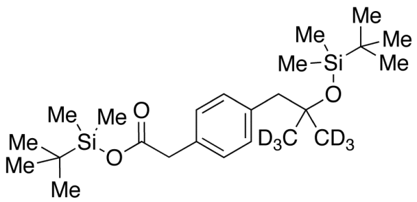 rac 2-(tert-Butyldimethylsilyloxy)-Alpha-desmethyl Ibuprofen-d6 tert-Butyldimethylsily Ester