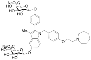 Bazedoxifene Bis-Beta-D-Glucuronide Disodium Salt