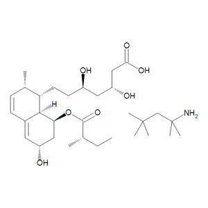 Pravastatin 1,1,3,3-Tetramethylbutylamine