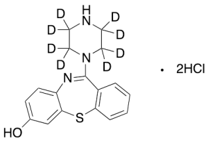 7-Hydroxy-N-des{[2-(2-hydroxy)ethoxy]ethyl} Quetiapine-d8 Dihydrochloride