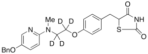 5-Benzyloxy Rosiglitazone-d4