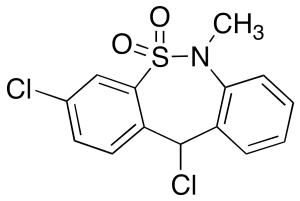 rac 3,11-Dichloro-6,11-dihydro-6-methyl-dibenzo[c,f][1,2]thiazepine 5,5-Dioxide