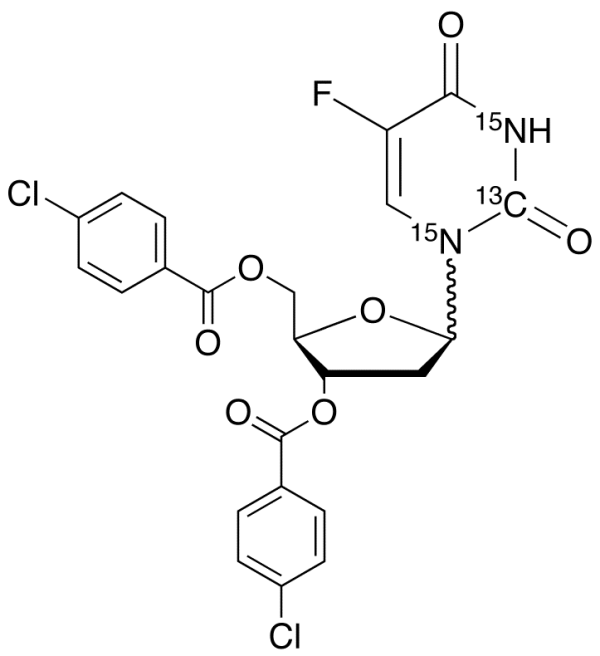 3,5-Di-O-p-chlorobenzoyl Alpha,Beta-Floxuridine-13C,15N2