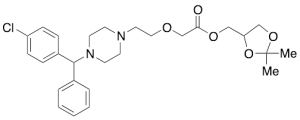 Cetirizine (2,2-Dimethyl-1,3-dioxolan-4-yl)methyl ester