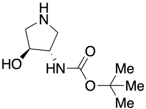 (3S,4S)-4-Hydroxy-3-pyrrolidinyl Carbamic Acid 1,1-Dimethylethyl Ester