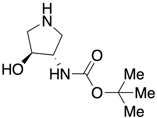 (3S,4S)-4-Hydroxy-3-pyrrolidinyl Carbamic Acid 1,1-Dimethylethyl Ester