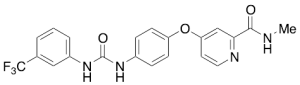 N-Methyl-4-[4-[[[[3-(trifluoromethyl)phenyl]amino]carbonyl]amino]phenoxy]-2-pyridinecarboxamide