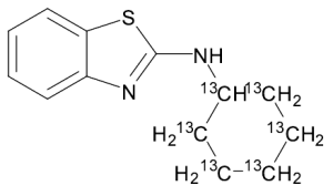 N-Cyclohexyl-13C6-1,3-benzothiazol-2-amine