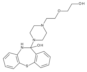 10,11-Dihydro-11-[4-[2-(2-hydroxyethoxy)ethyl]-1-piperazinyl]dibenzo[b,f][1,4]thiazepin-11-ol