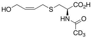 cis-N-Acetyl-S-(4-hydroxy-2-buten-1-yl)-L-cysteine-d3