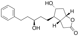 (3aR,4R,5R,6aS)-Hexahydro-5-hydroxy-4-[(3R)-3-hydroxy-5-phenylpentyl]2H-cyclopenta[b]furan-2-one