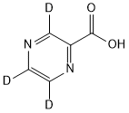 Pyrazinecarboxylic Acid-d3