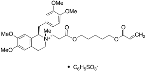 N-(5-(Propionyloxy)pentyl Acrylate) (R)-trans-Laudanosine Benzenesulfonate