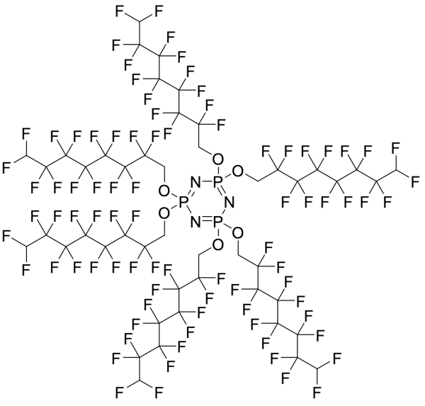 Hexakis(1H,1H,8H-tetradecafluorooctyloxy)phosphazine