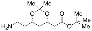 (4S,cis)-1,1-Dimethylethyl-6-aminoethyl-2,2-dimethyl-1,3-dioxane-4-acetate