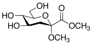 Methyl (Methyl 3-Deoxy-D-arabino-heptulopyranosid)uronate
