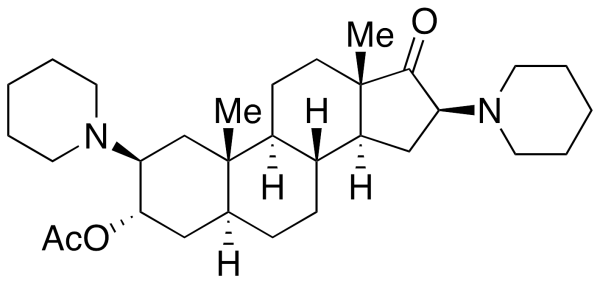 2Beta,16Beta-Dipiperidino-5Alpha-androstan-3Alpha-ol-17-one 3-Acetate