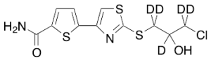 5-[2-[(3-Chloro-2-hydroxypropyl)thio]-4-thiazolyl]-2-thiophenecarboxamide-d5