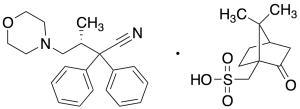 (R)-Beta-Methyl-Alpha,Alpha-diphenyl-4-morpholinebutanenitrile (R)-10-Camphorsulfonic Acid Salt