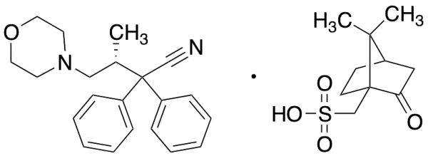 (R)-Beta-Methyl-Alpha,Alpha-diphenyl-4-morpholinebutanenitrile (R)-10-Camphorsulfonic Acid Salt