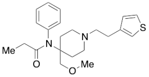 N-[4-(Methoxymethyl)-1-[2-(3-thienyl)ethyl]-4-piperidinyl]-N-phenyl-propanamide
