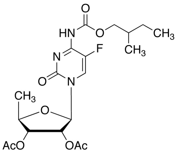 2’,3’-Di-O-acetyl-5'-deoxy-5-fluoro-N-[(2-methylbutoxy)carbonyl]cytidine