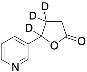 rac 5-(3-Pyridyl)tetrahydro-2-furanone-d3