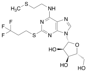 N-[2-(Methylthio)ethyl]-2-[(3,3,3-trifluoropropyl)thio]-adenosine