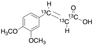 3,4-Dimethoxy[7,8,9,-13C3]-cinnamic Acid