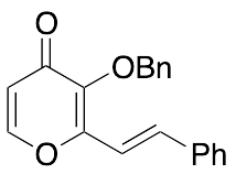 2-[(1E)-2-Phenylethenyl]-3-(phenylmethoxy)-4H-pyran-4-one
