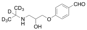 4-[2-Hydroxy-3-[(1-methylethyl)amino]propoxy]benzaldehyde-d7