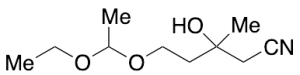 5-(1-Ethoxyethoxy)-3-hydroxy-3-methylpentanenitrile