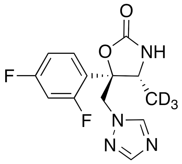 (4R,5R)-5-(2,4-Difluorophenyl)-4-methyl-5-(1H-1,2,4-triazol-1-ylmethyl)-2-oxazolidinone-d3