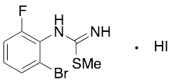 (2-Bromo-6-fluorophenyl)carbamimidothioic Acid Methyl Ester Monohydriodide
