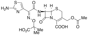 7Beta-[(Z)-2-(2-Aminothiazol-4-yl)-2-(1-carboxy-1-methylethoxyimino)acetamido]-3-acetoxymethyl-3-cephem-4-carboxylic Acid