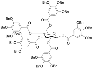 1,2,3,4,6-Penta-O-(3,4,5-tri-O-benzylgalloyl)-Beta-D-glucopyranose